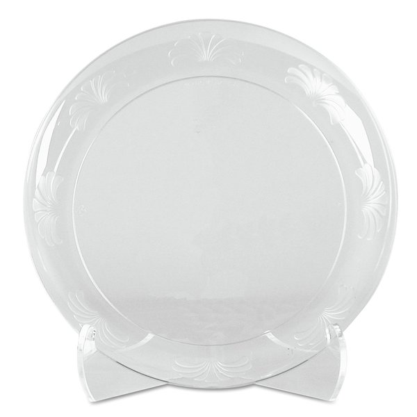 Wna Designerware Plates, Plastic, 6", Clear, PK180 WNA DWP6180